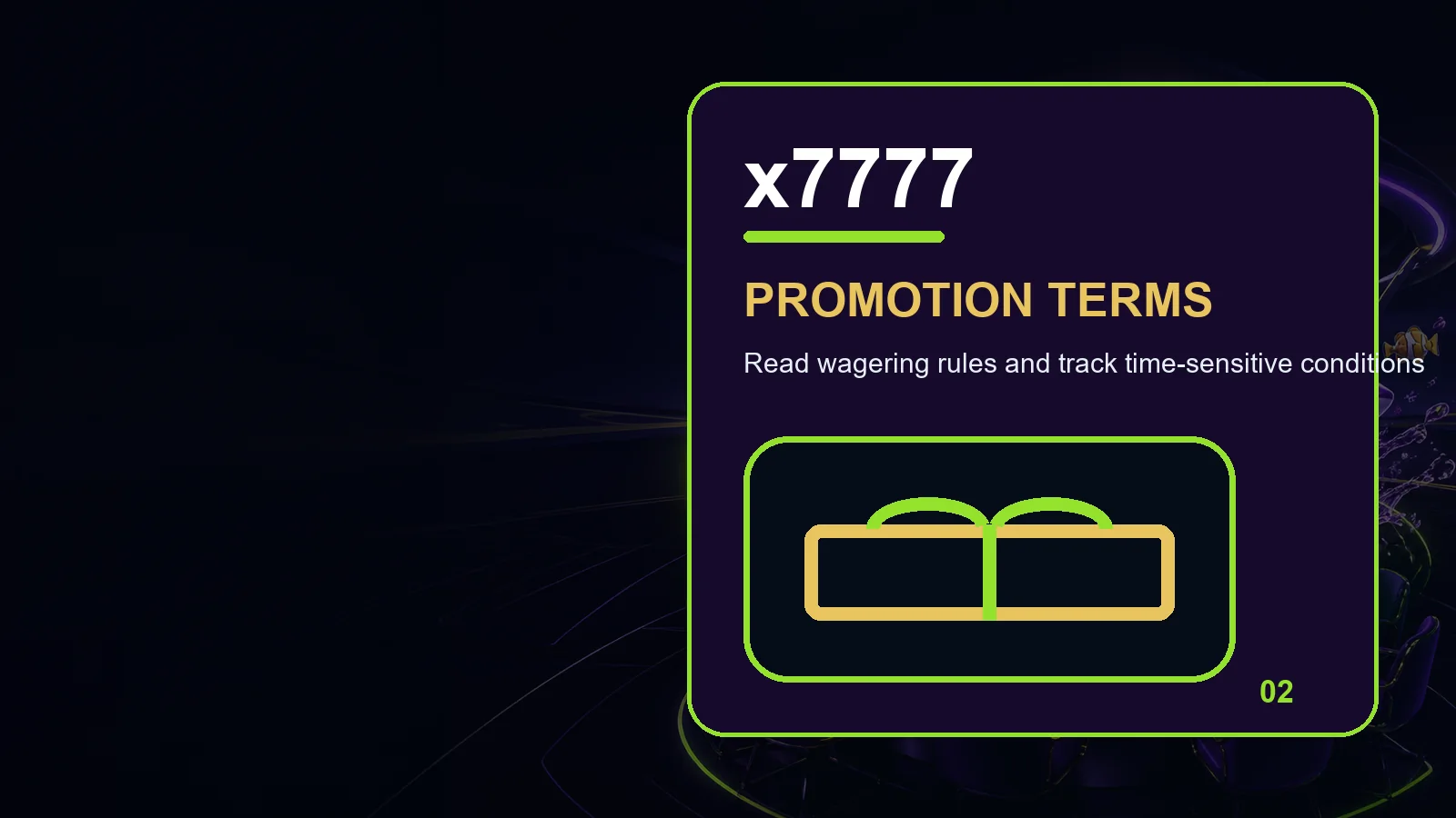 x7777 promotions full-width visual guide 2